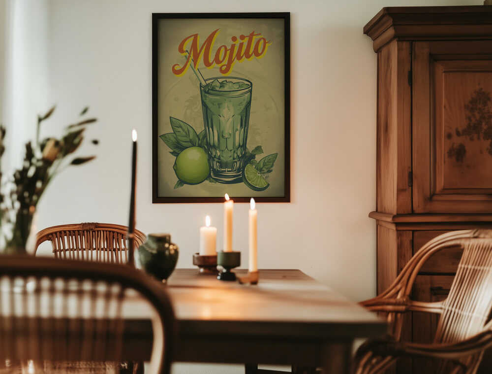 Lime Breeze Drink Poster