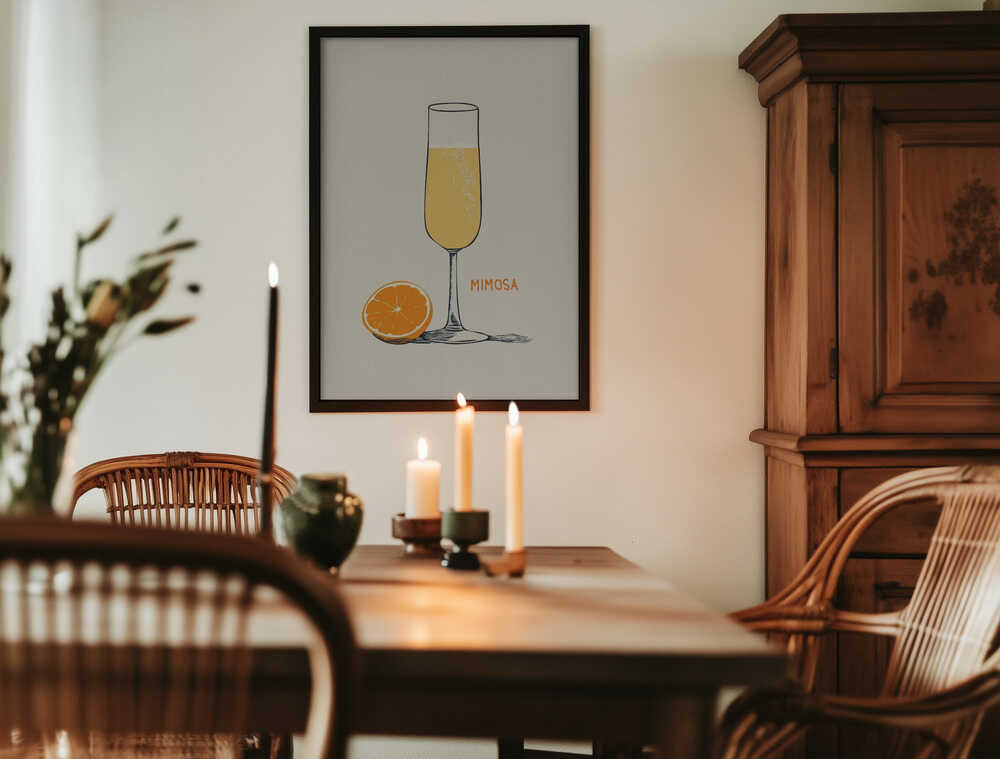 Bubbly Brunch Vibe Poster
