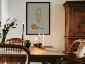 Bubbly Brunch Vibe Poster