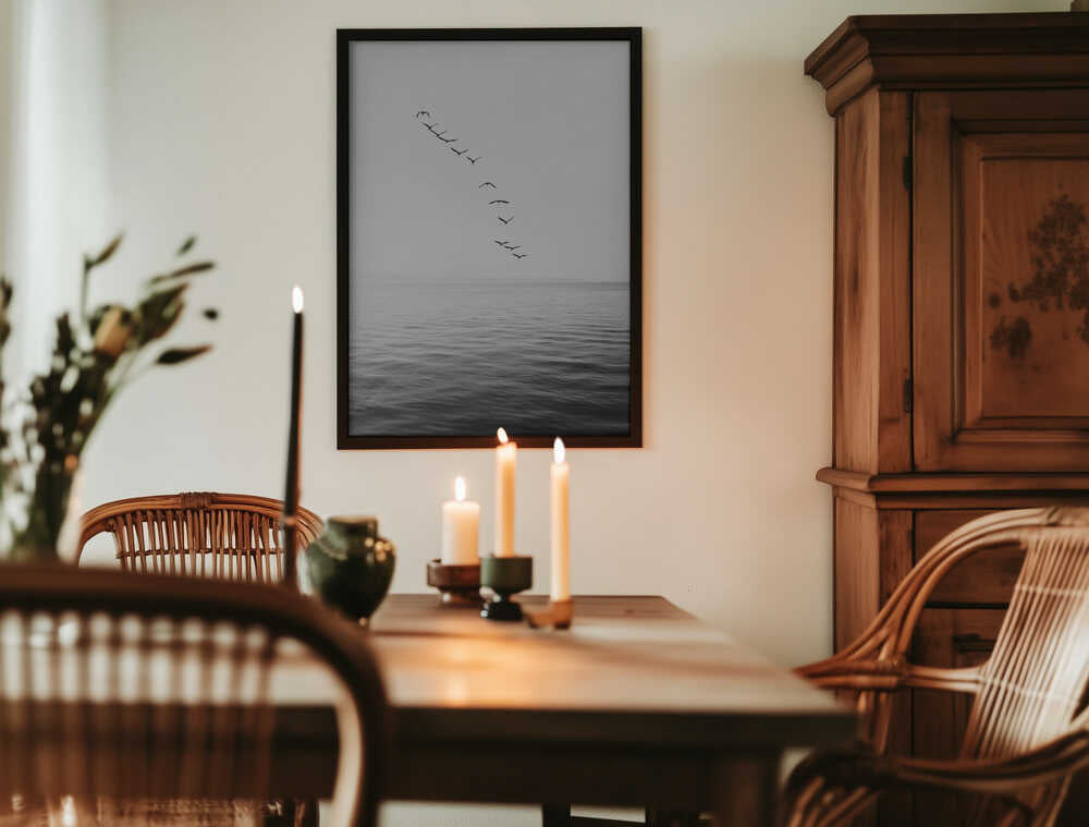 Flying Birds Poster