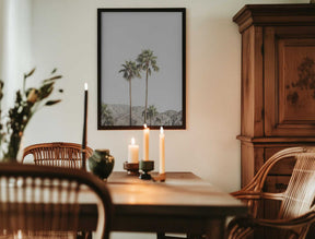 Palm Springs Palms Poster