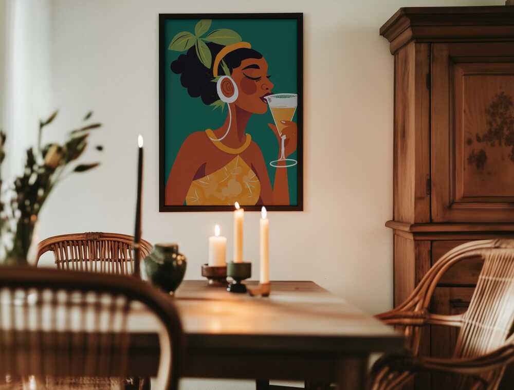 Drink In the Tropics Poster