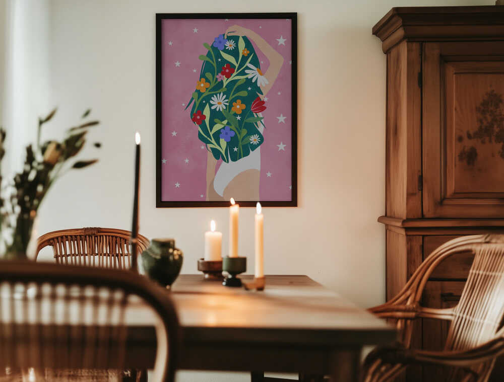 Floral Daydreams Poster