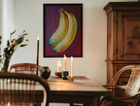 Neon Banana Fusion Poster