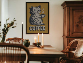 Cat Brew Delight Poster
