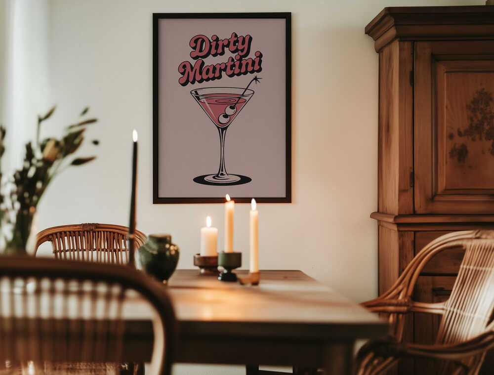 Martini Vibes Poster