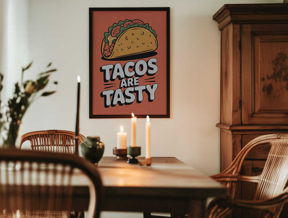 Tasty Taco Delight Poster