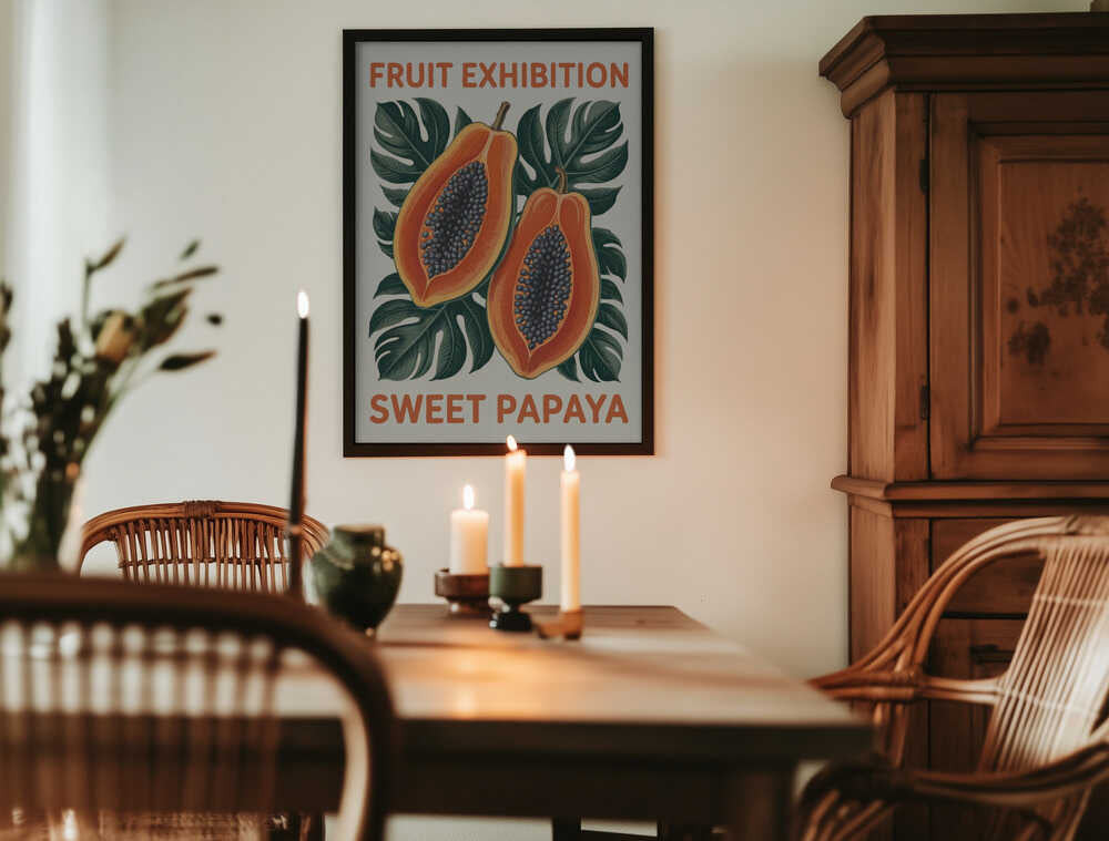 Sweet Papaya Poster