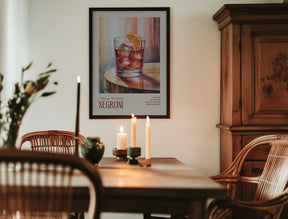 Classic Cocktails - Negroni Poster