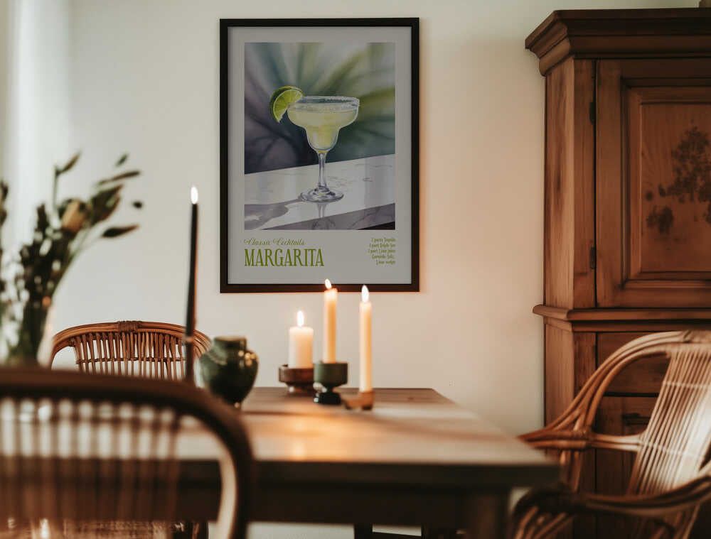 Classic Cocktails - Margarita Poster
