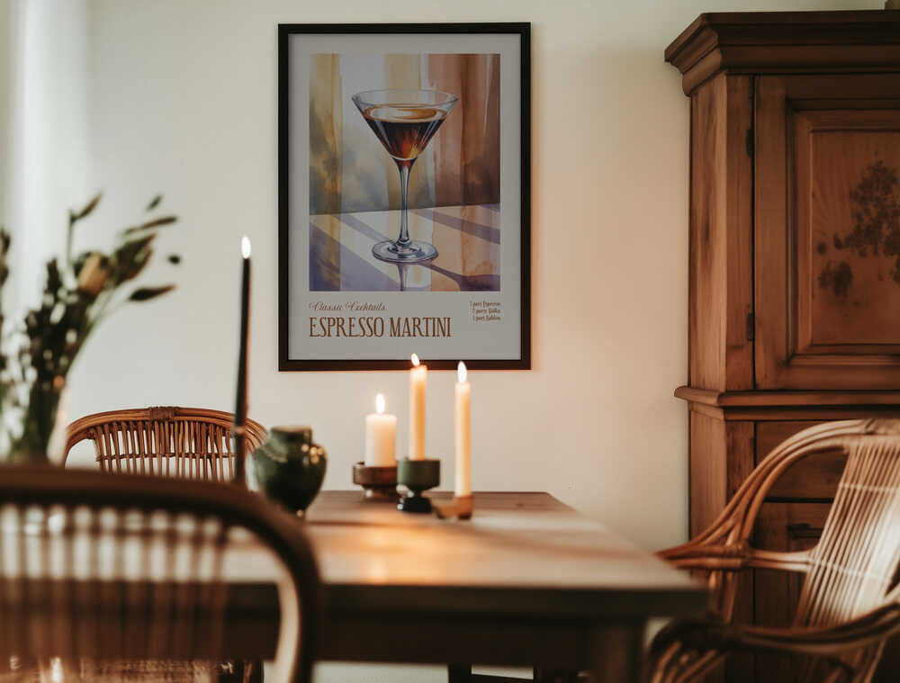 Classic Cocktails - Espresso Martini Poster