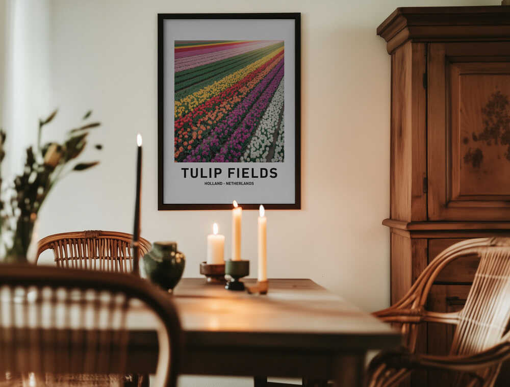 Tulip Fields Poster