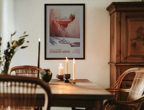 Classic Cocktails - Strawberry Daiquiri Poster