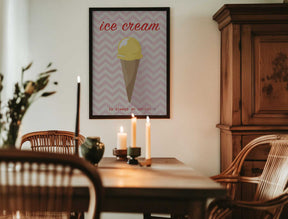 Ice Cream Is Always an Option Poster