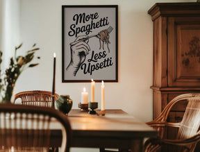 More Spaghetti, Less Upsetti Poster