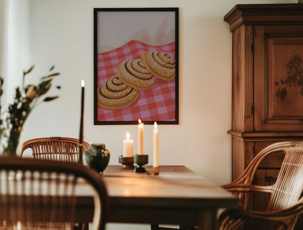 Swedish Cinnamon Buns Poster