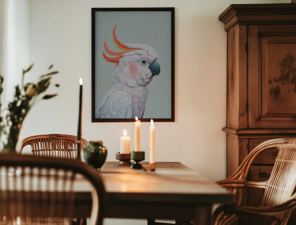 White Cockatoo No 1 Poster