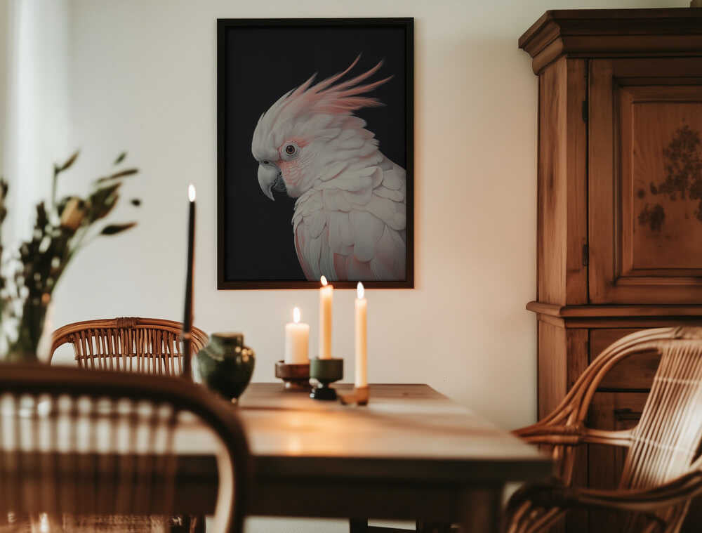 White Cockatoo No 2 Poster