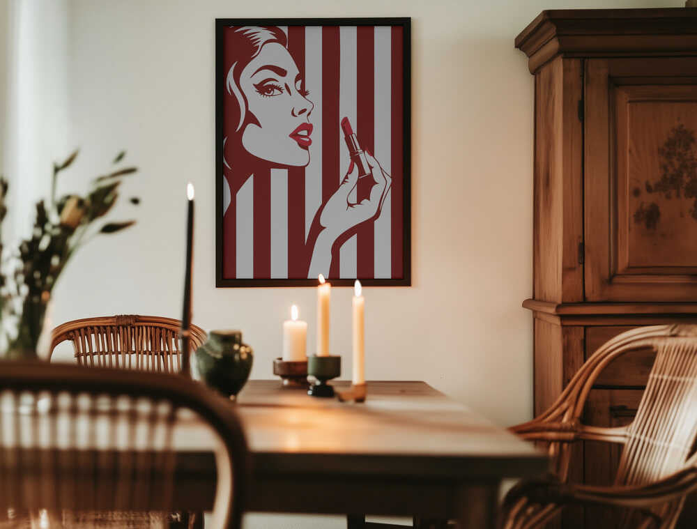 Put On Some Lipstick Poster
