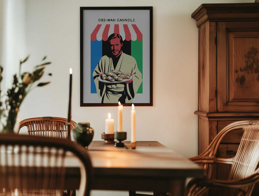 Obi Wan Cannoli Poster