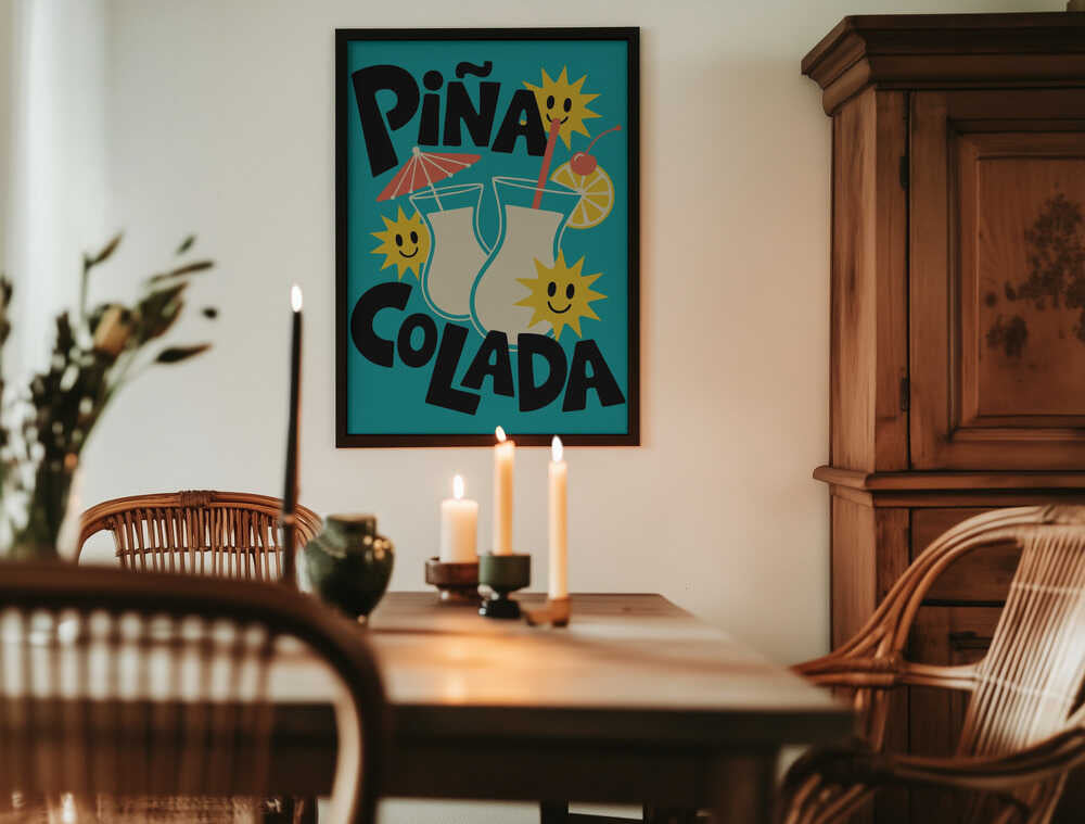 Sunny Pina Colada Poster