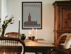 Stockholm City Hall Travel Poster Poster
