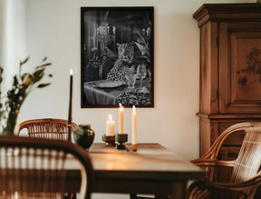 Leopard’s Luxurious Feast Poster