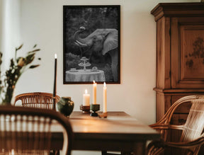 Elephant’s Afternoon Tea Poster