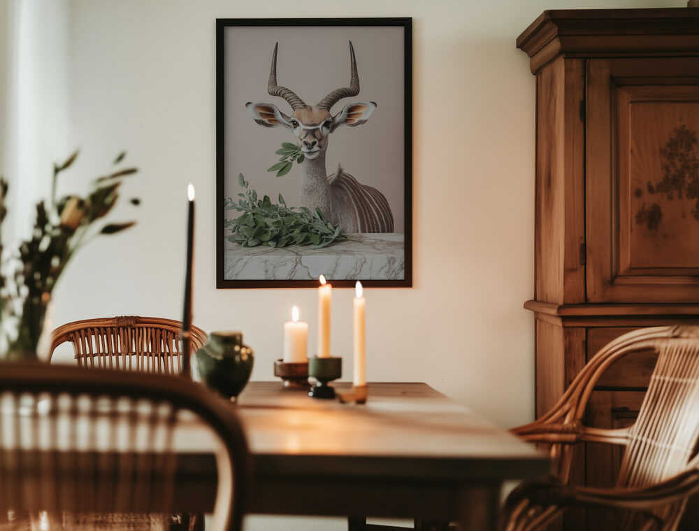 Kudu Herbivore Bliss Poster