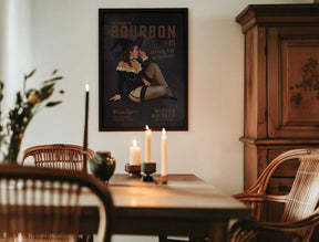 Babes of Bourbon October Halloween Witch Poster