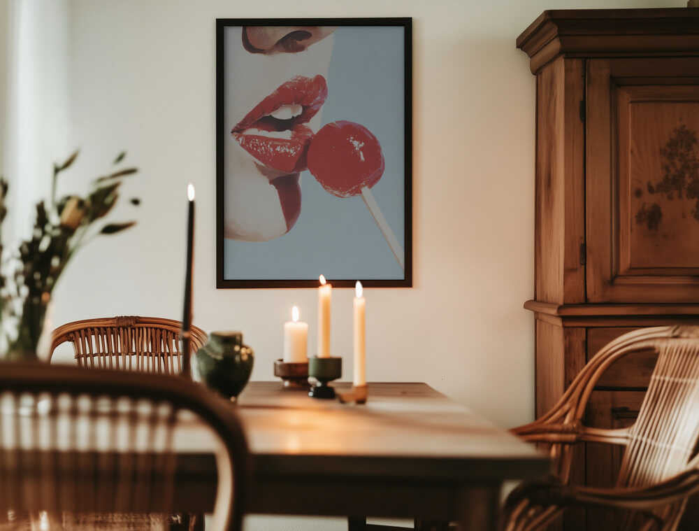 Red Lollipop Poster