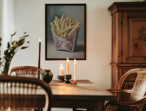 Retro Fries Poster