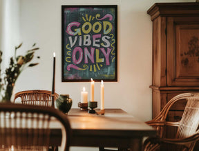 Good Vibes Only No 1 Poster