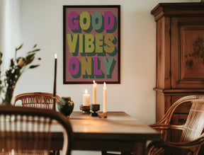 Good Vibes Only No 3 Poster