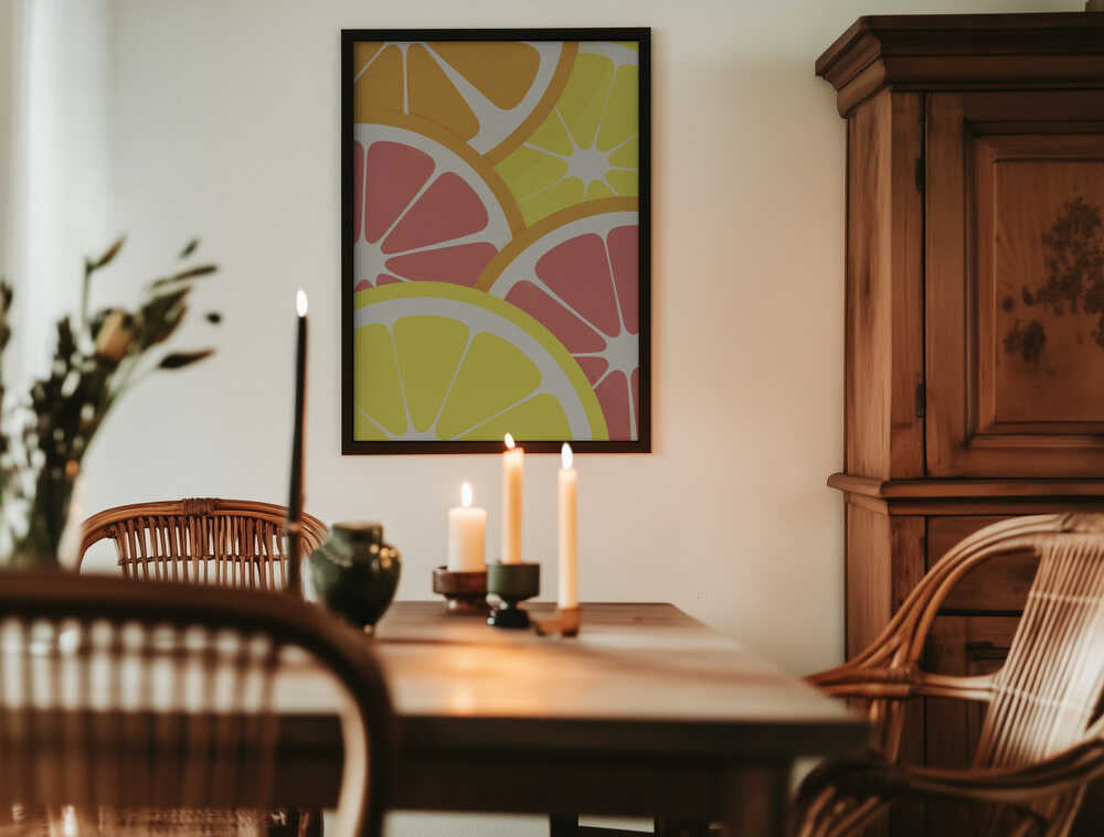 Citrus Slices Poster