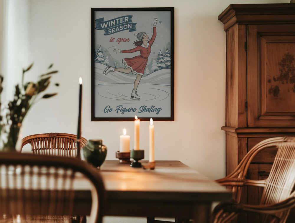 Go Figure Skating Poster