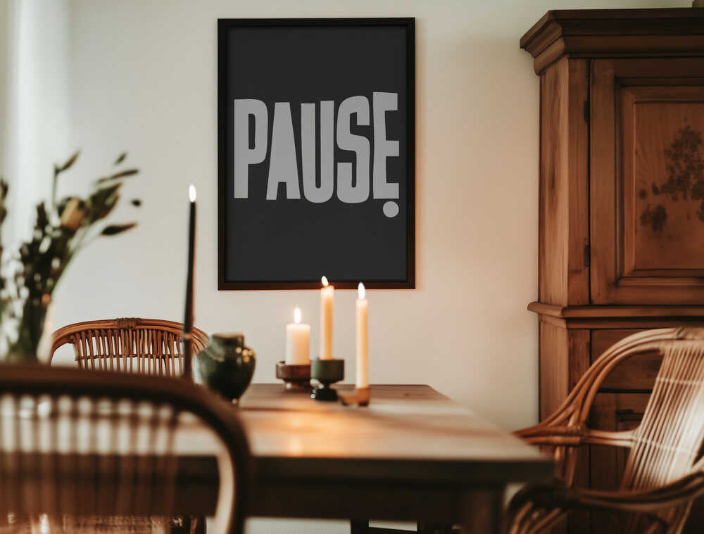 Pause Poster