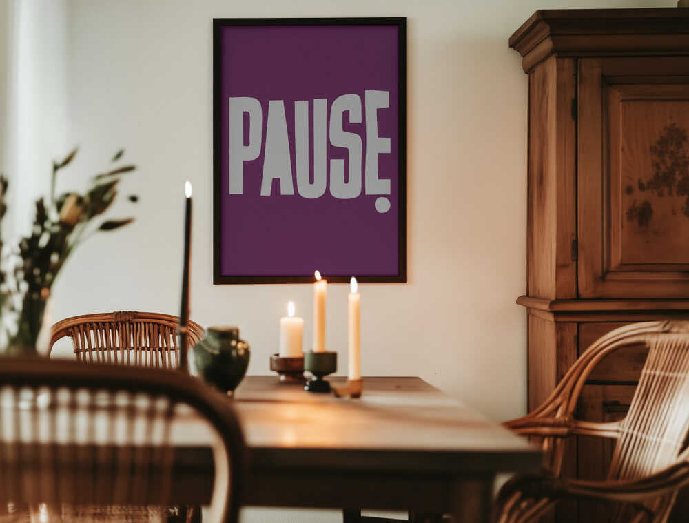 Pause Poster
