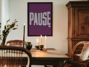 Pause Poster