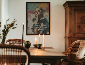 Love Glasses On Poster