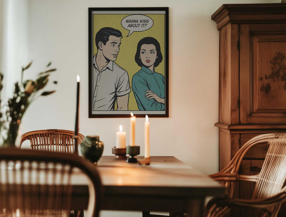 Wanna Kiss About It? Poster