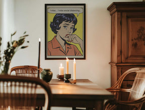 I Miss Social Distancing Poster