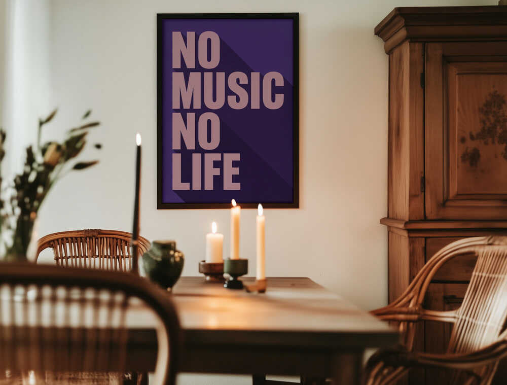 No Music, No Life Poster