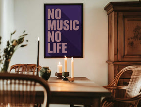 No Music, No Life Poster