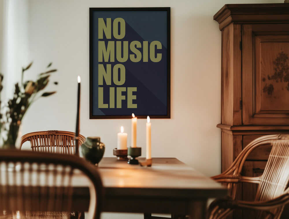No Music, No Life Poster