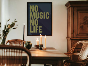 No Music, No Life Poster