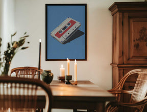 Audio Cassette Tape Poster
