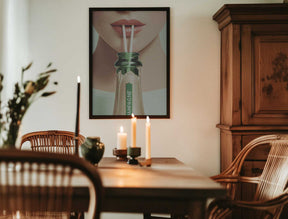 Champagne and Straws Poster