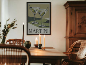 Martini Times Two Poster