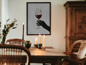 A Glass of Red Wine Poster
